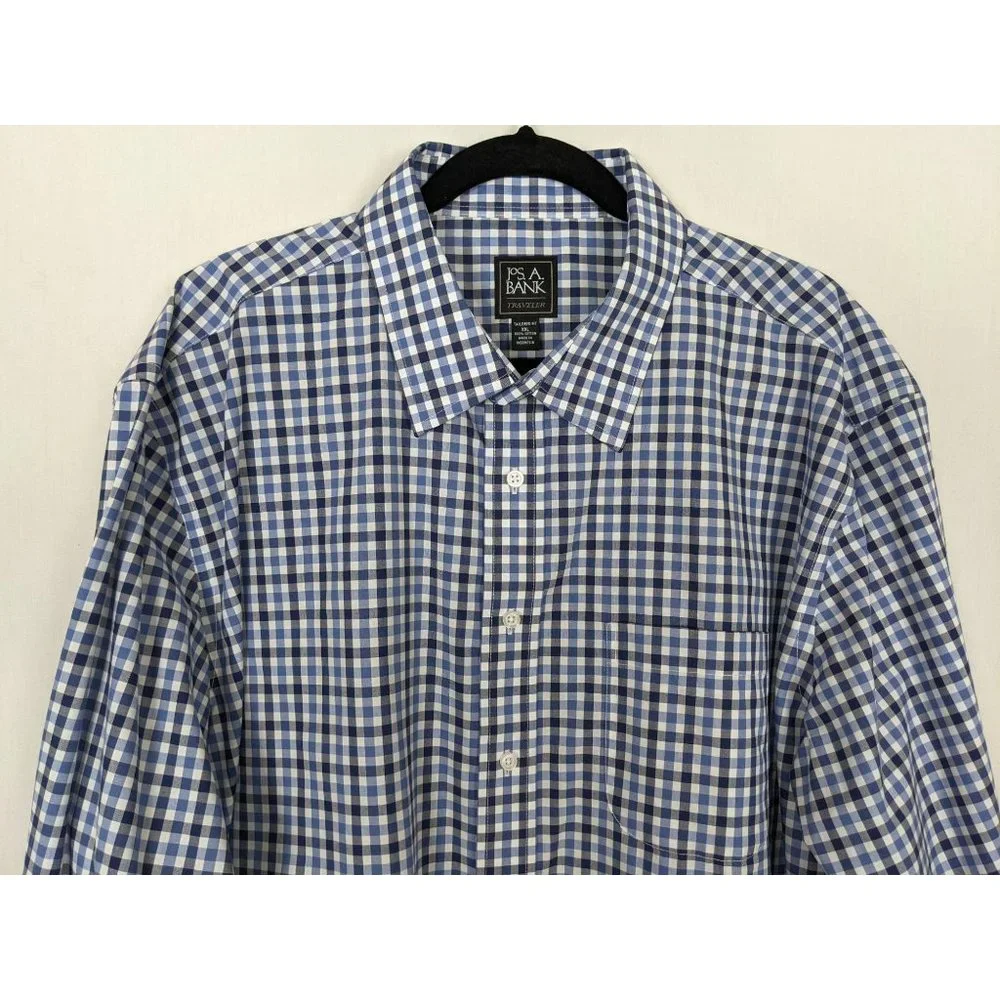 JOS.‎ A. Bank long sleeve button down checked print